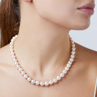 Yoko Classic 8-9mm Freshwater Pearl 18ct White Gold Necklace