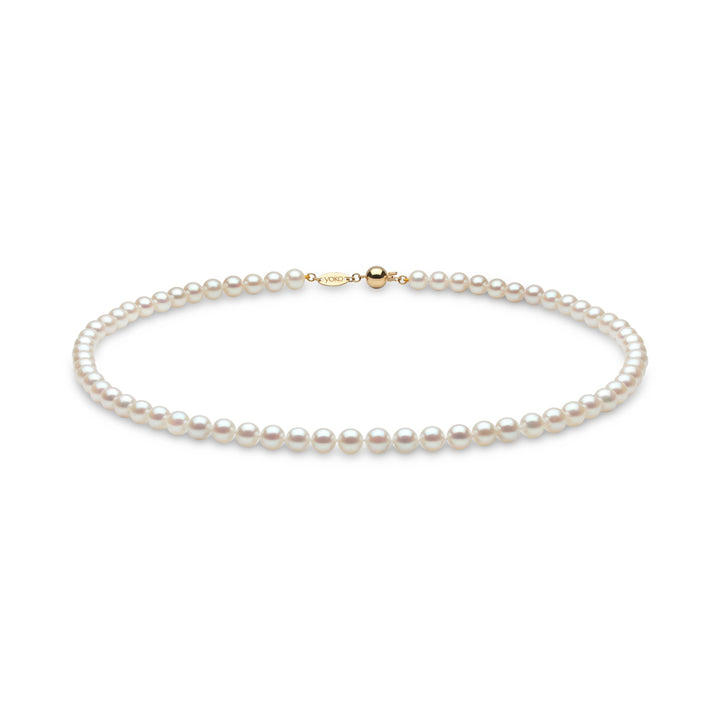 Yoko Classic Akoya Pearl 18ct Yellow Gold Necklace