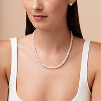 Yoko Classic Akoya Pearl 18ct Yellow Gold Necklace
