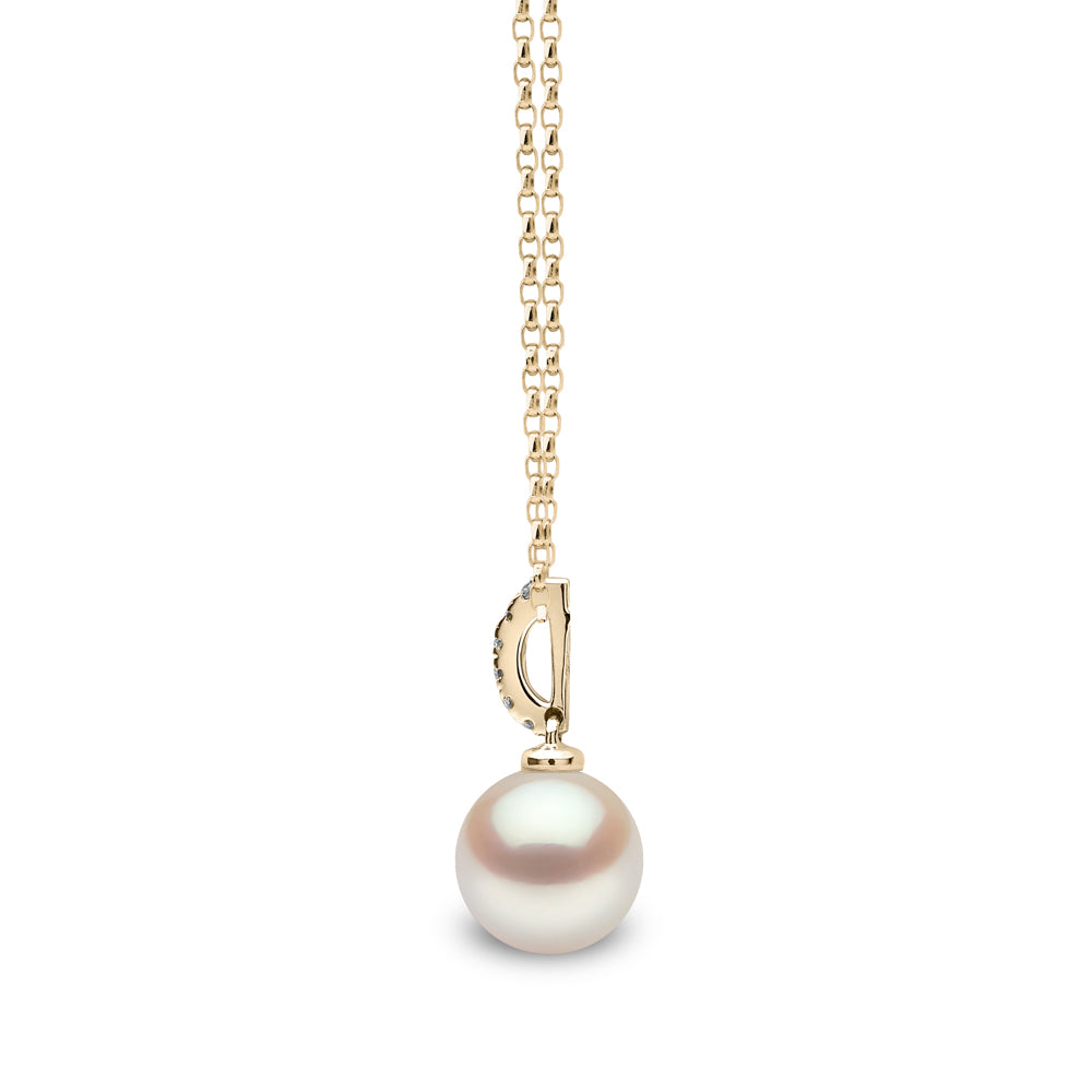 Yoko Classic Freshwater Pearl 18ct Yellow Gold Drop Pendant