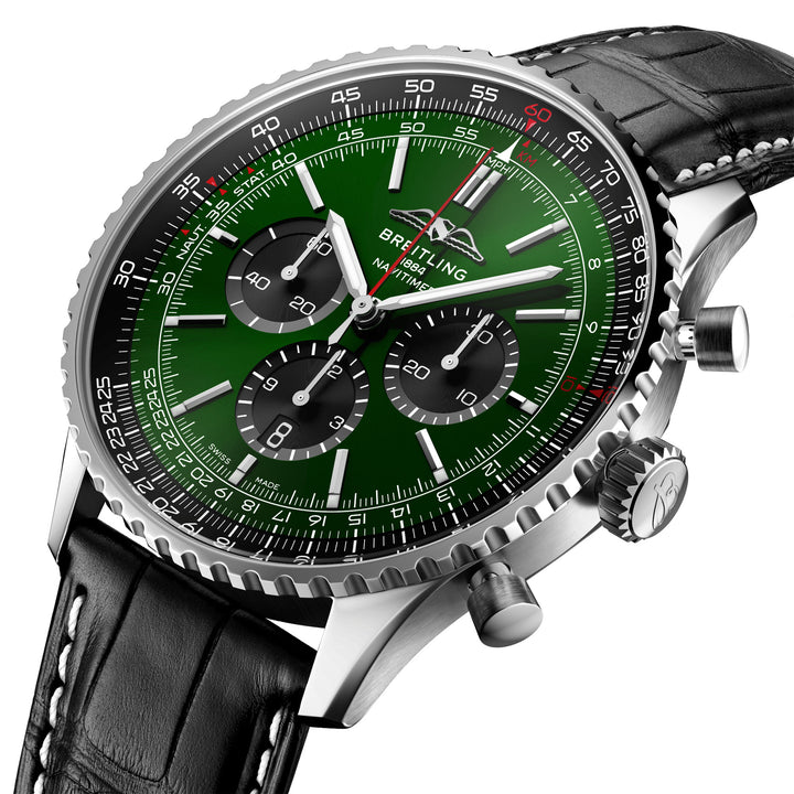 Breitling Navitimer B01 Chronograph 43mm Automatic Watch AB0137241L1P1 - Michael Jones Jeweller