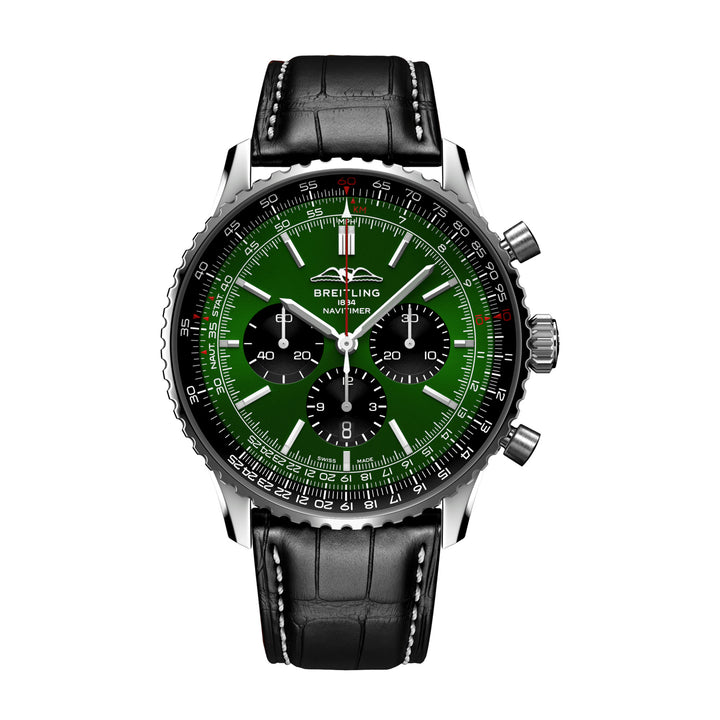Breitling Navitimer B01 Chronograph 43mm Automatic Watch AB0137241L1P1 - Michael Jones Jeweller