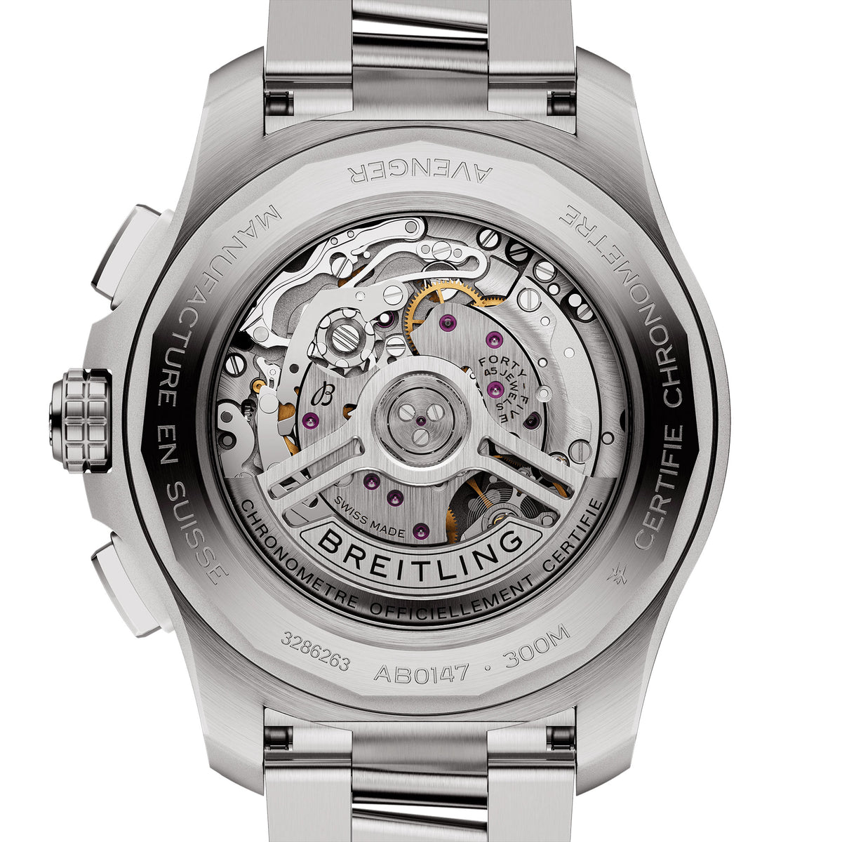 Breitling Avenger B01 Chronograph 44mm Automatic Watch AB0147101C1A1 - Michael Jones Jeweller