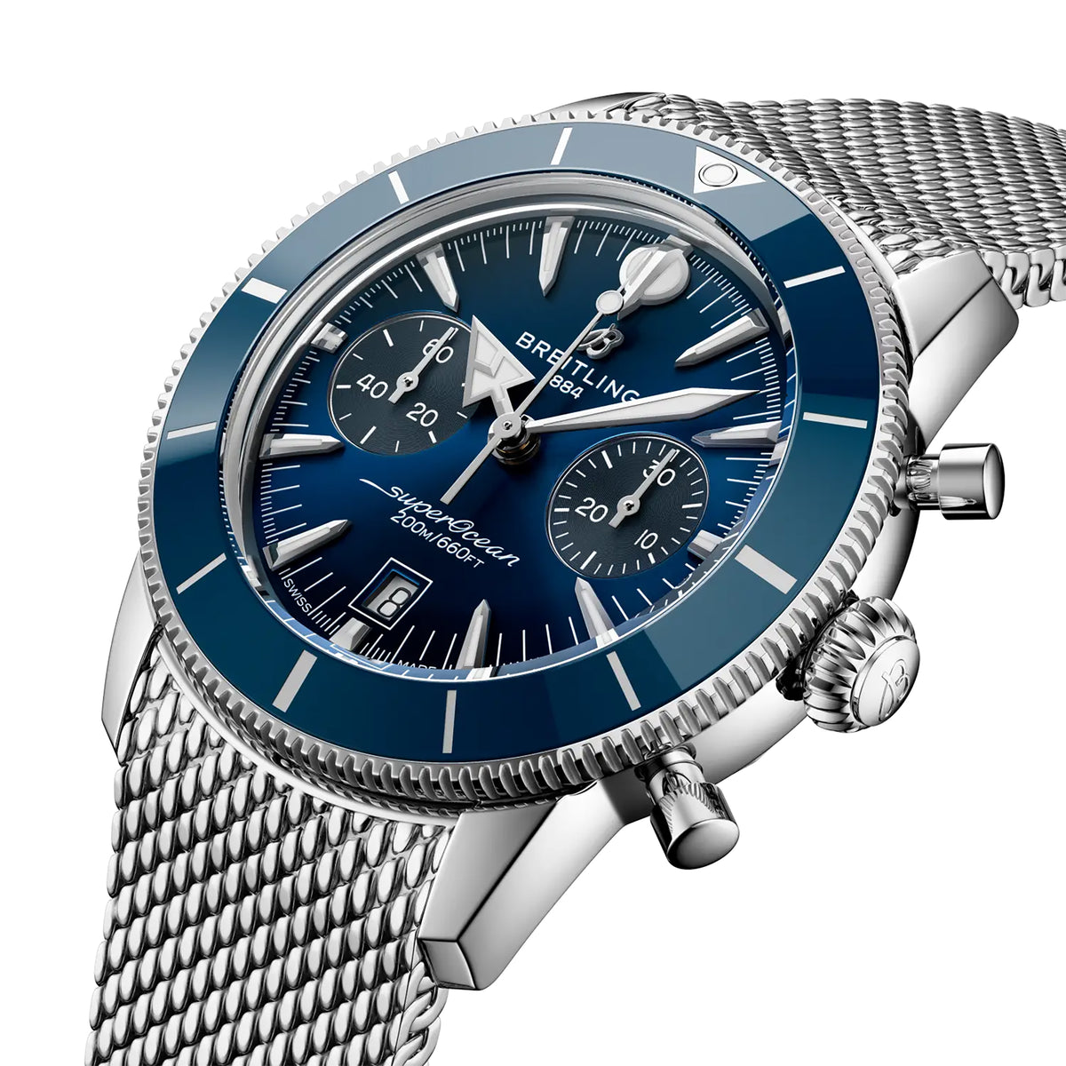 Breitling Superocean Heritage B01 Chronograph 42mm Automatic Watch AB0156161C1A1 - Michael Jones Jeweller