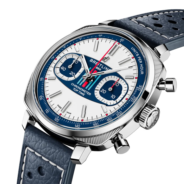 Breitling Top Time B01 Martini Racing Limited Edition 38mm Automatic Watch AB01772A1G1X1