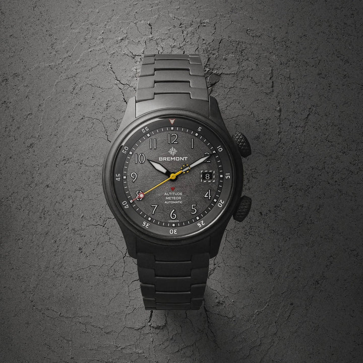 Bremont Altitude MB Meteor Stealth Grey Limited Edition 42mm Automatic Watch ALT42-MT-GRTI-GR-B