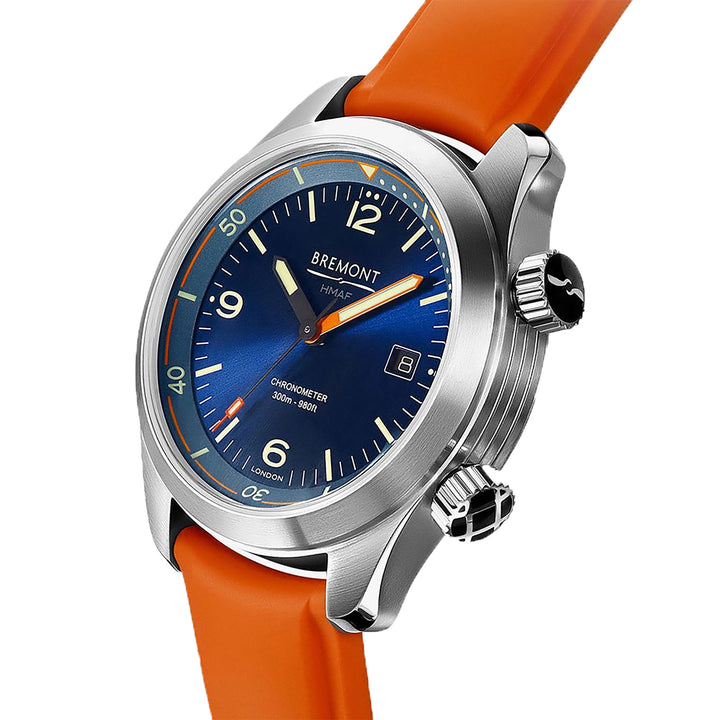Bremont Argonaut Azure 42mm Automatic Watch ARGONAUT-BL-R-S - Michael Jones Jeweller
