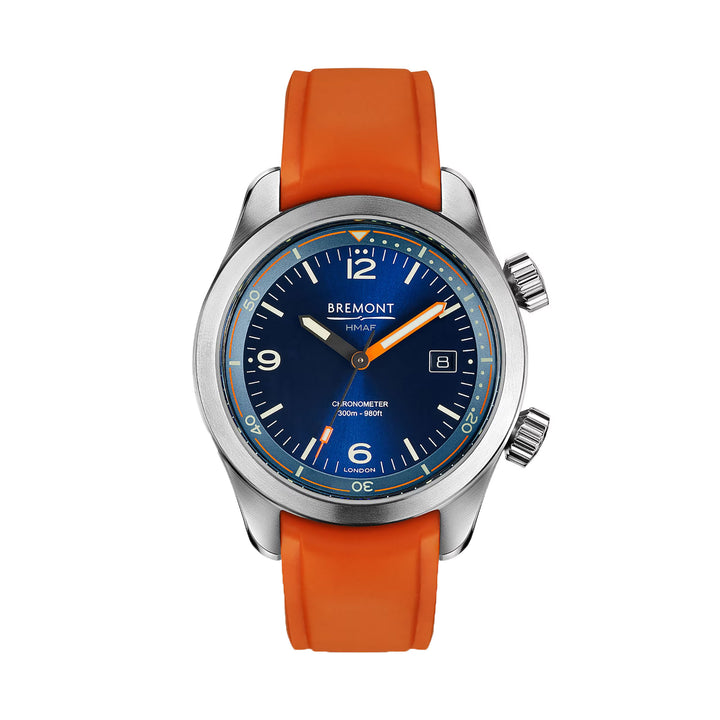 Bremont Argonaut Azure 42mm Automatic Watch ARGONAUT-BL-R-S - Michael Jones Jeweller