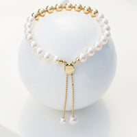 Yana Nesper Akoya Pearl 18ct Yellow Gold Bead Transformable Bracelet