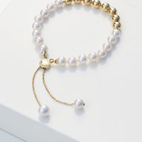 Yana Nesper Akoya Pearl 18ct Yellow Gold Bead Transformable Bracelet