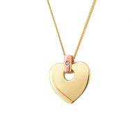Clogau Cariad® 9ct Solid Gold Pendant with Diamond - Michael Jones Jeweller