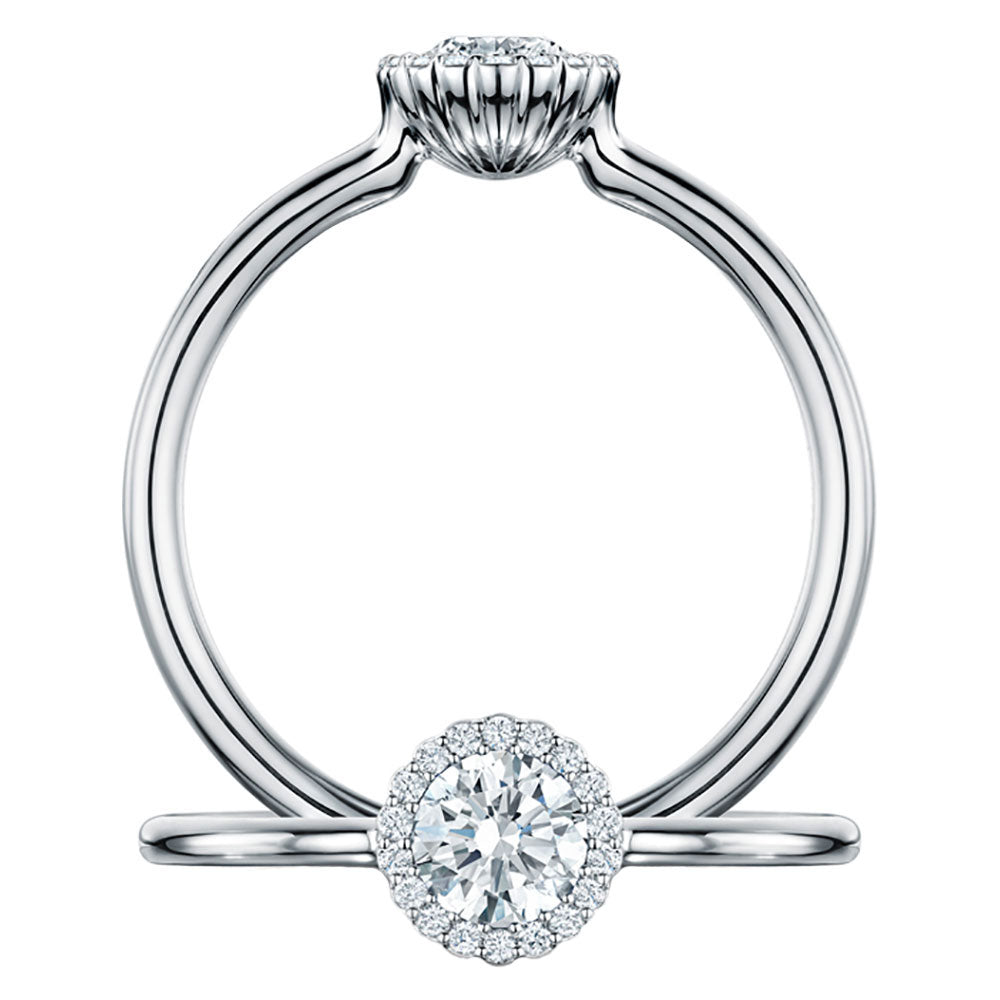 Andrew Geoghegan Cannelé 0.33ct Diamond Platinum Ring - Michael Jones Jeweller