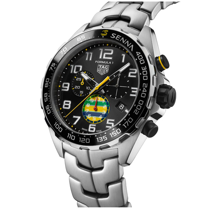 TAG Heuer Formula 1 Chronograph x Senna Special Edition 43mm Quartz Watch CAZ101AX.BA0637