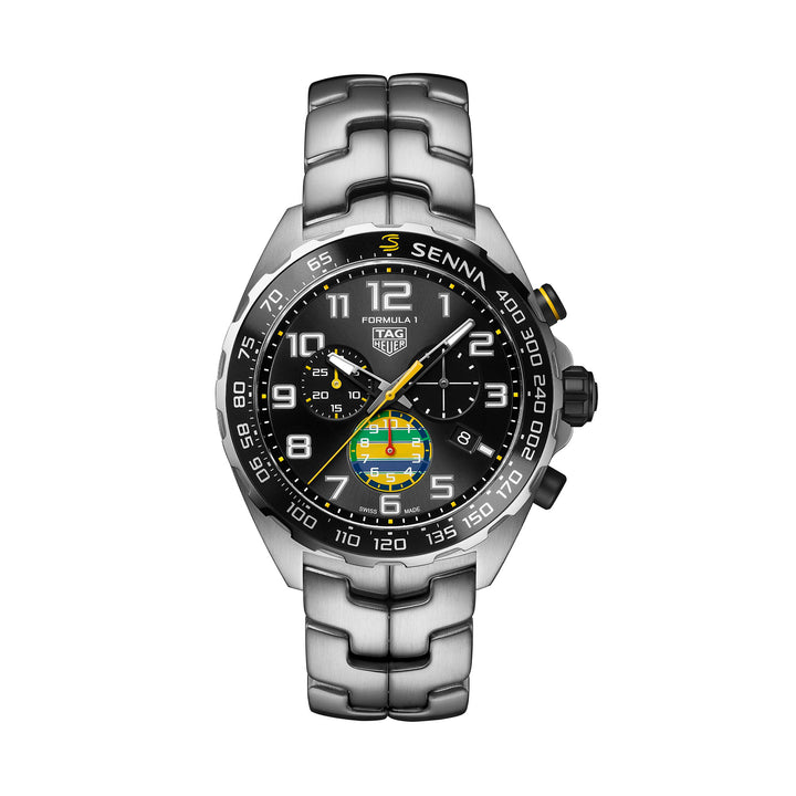 TAG Heuer Formula 1 Chronograph x Senna Special Edition 43mm Quartz Watch CAZ101AX.BA0637
