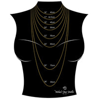 9ct Yellow Gold 16-18 Inch Curb Chain