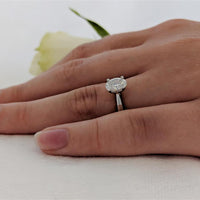 Classic Oval Solitaire 0.71ct D VS2 Diamond Platinum Ring - Michael Jones Jeweller