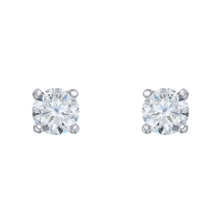 Diamond 1.20ct Platinum Stud Earrings