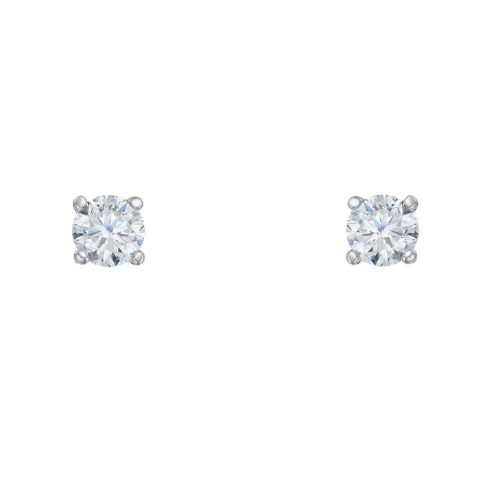 Diamond 0.15ct 9ct White Gold Stud Earrings