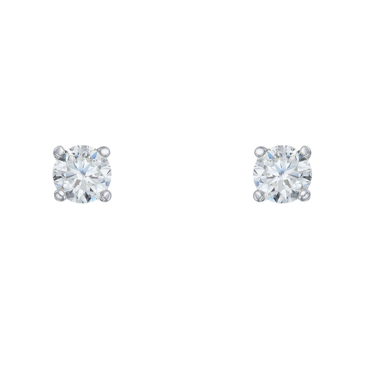 Diamond 0.39ct Platinum Stud Earrings - Michael Jones Jeweller