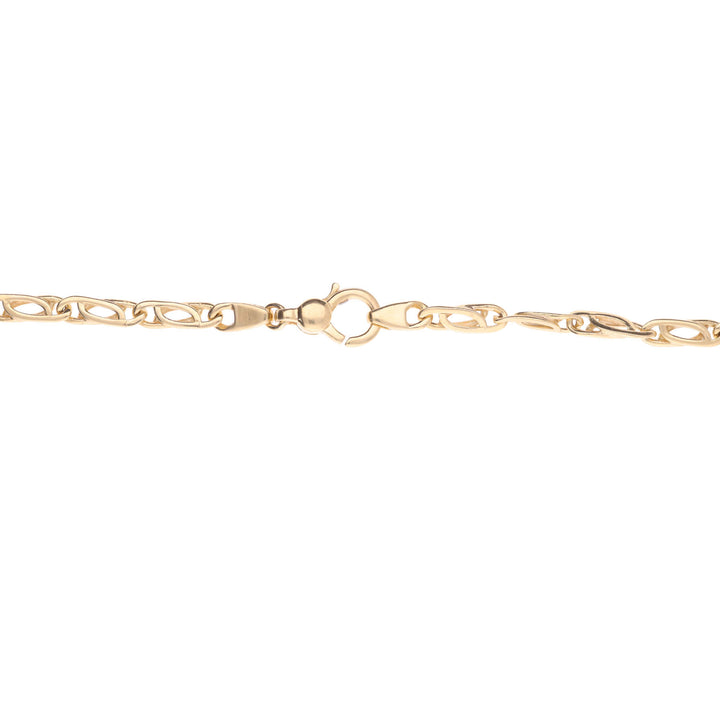 Double Oval Link 18ct Yellow Gold Necklace - Michael Jones Jeweller