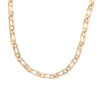 Double Oval Link 18ct Yellow Gold Necklace - Michael Jones Jeweller