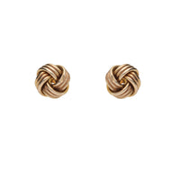Multi Strand 9ct Yellow Gold Knot Stud Earrings