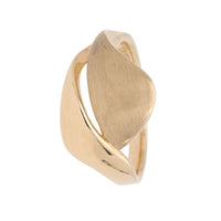 Polished 9ct Yellow Gold Split Blade Ring (P)