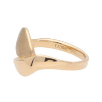 Polished 9ct Yellow Gold Split Blade Ring (P)