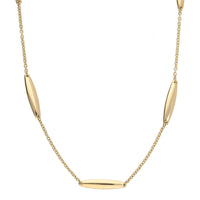 Marquise Link 18ct Yellow Gold Station Necklace