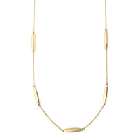 Marquise Link 18ct Yellow Gold Station Necklace