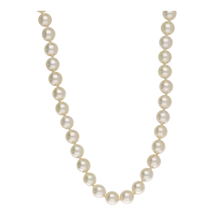Cultured Pearl 6mm 18 Inch Pearl Necklace - Michael Jones Jeweller