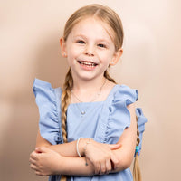 D for Diamond Pearl Stud Earrings