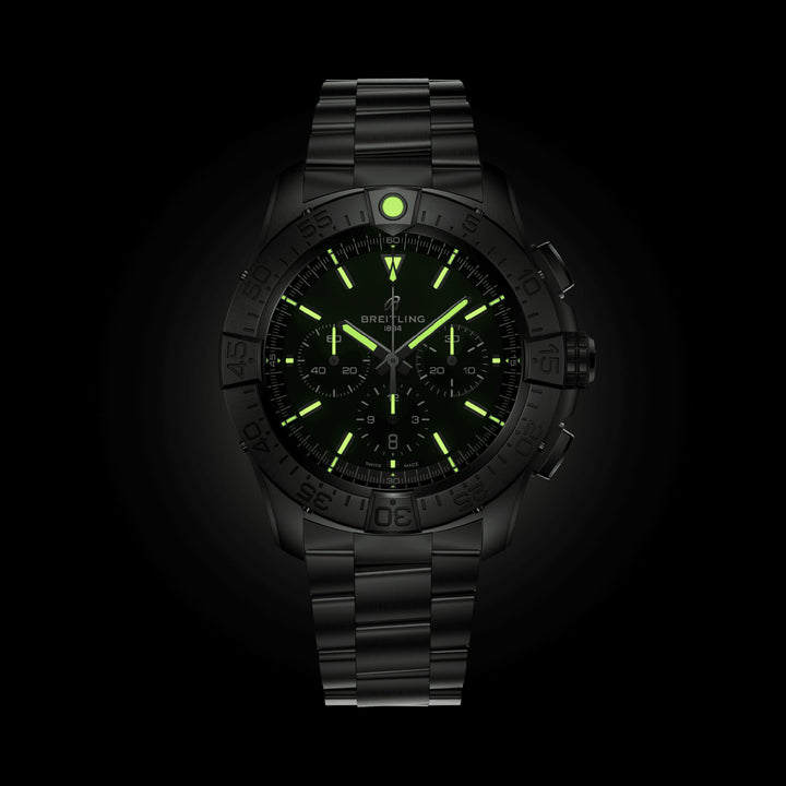 Breitling Super Avenger B01 Chronograph 46mm Automatic Watch EB0148101B1E1 - Michael Jones Jeweller