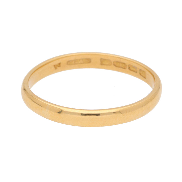 Pre-Owned 22ct Yellow Gold Wedding Band 2.6mm