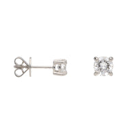 Pre-Owned Diamond 0.80ct Solitaire Stud Earrings