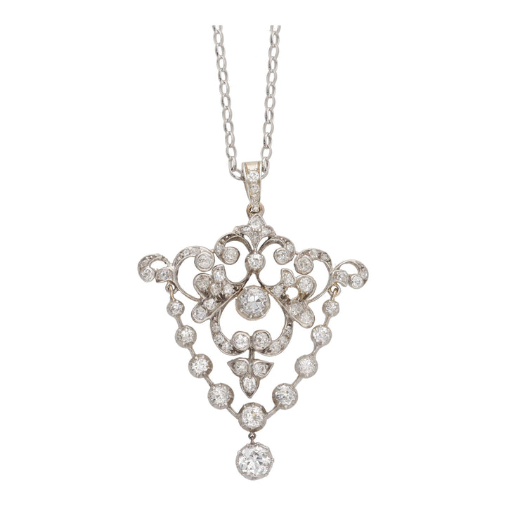 Pre-Owned Late Victorian Diamond Set Pendant