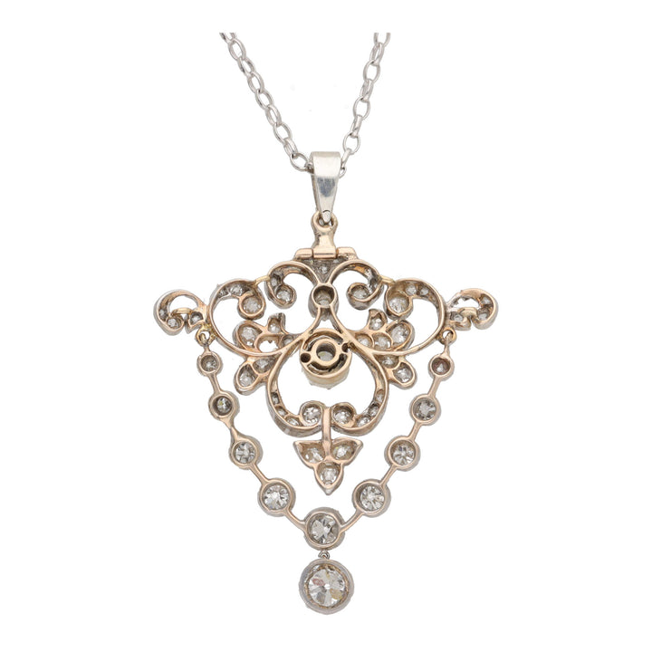 Pre-Owned Late Victorian Diamond Set Pendant