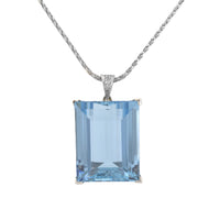 Pre-Owned Aquamarine Pendant