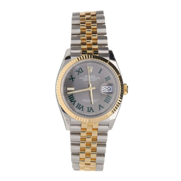 Pre-Owned Rolex Datejust 36 Bicolour Automatic Watch 126233 - Michael Jones Jeweller