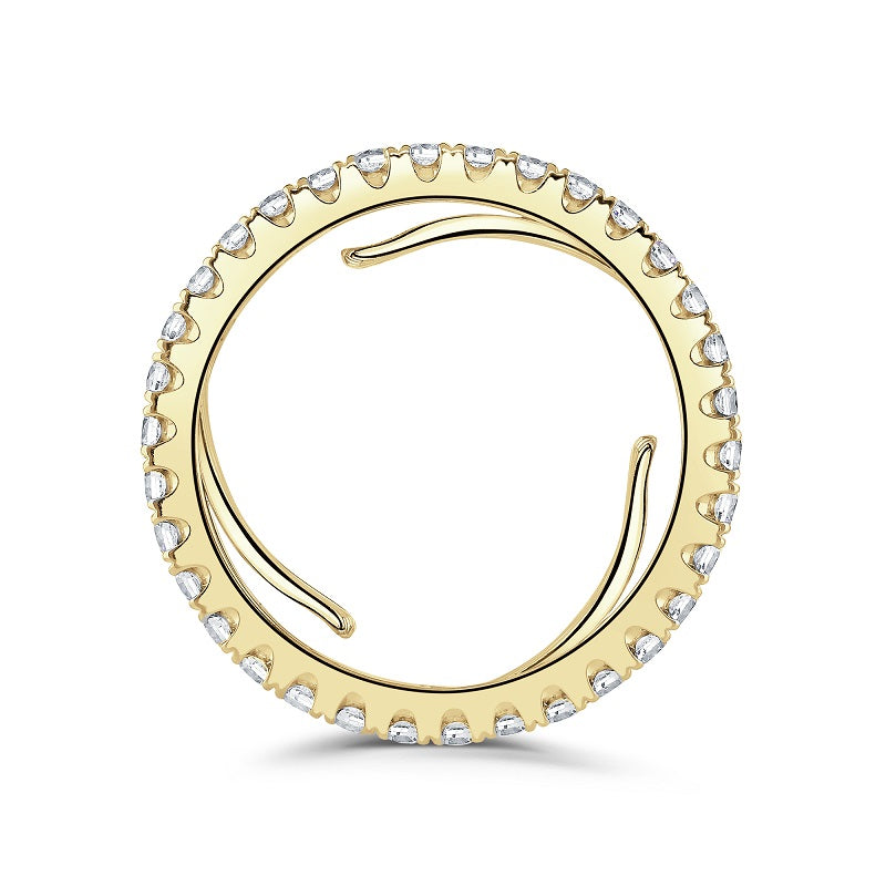 Diamond 1.00ct Evolution 18ct Yellow Gold Full Eternity Ring by Brown and Newirth - Michael Jones Jeweller