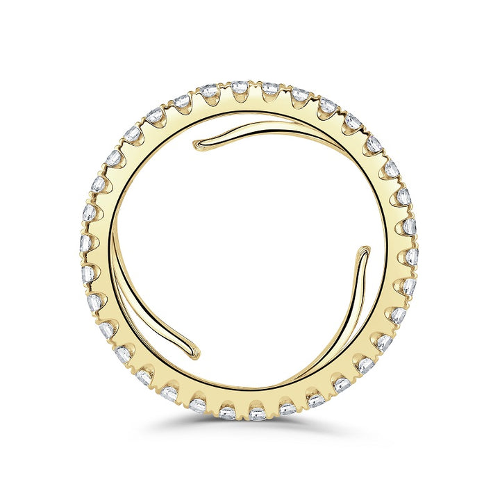 Diamond 1.00ct Evolution 18ct Yellow Gold Full Eternity Ring by Brown and Newirth