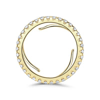 Diamond 1.00ct Evolution 18ct Yellow Gold Full Eternity Ring by Brown and Newirth