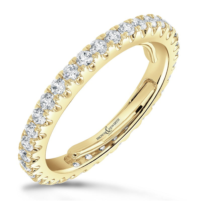 Diamond 1.00ct Evolution 18ct Yellow Gold Full Eternity Ring by Brown and Newirth - Michael Jones Jeweller