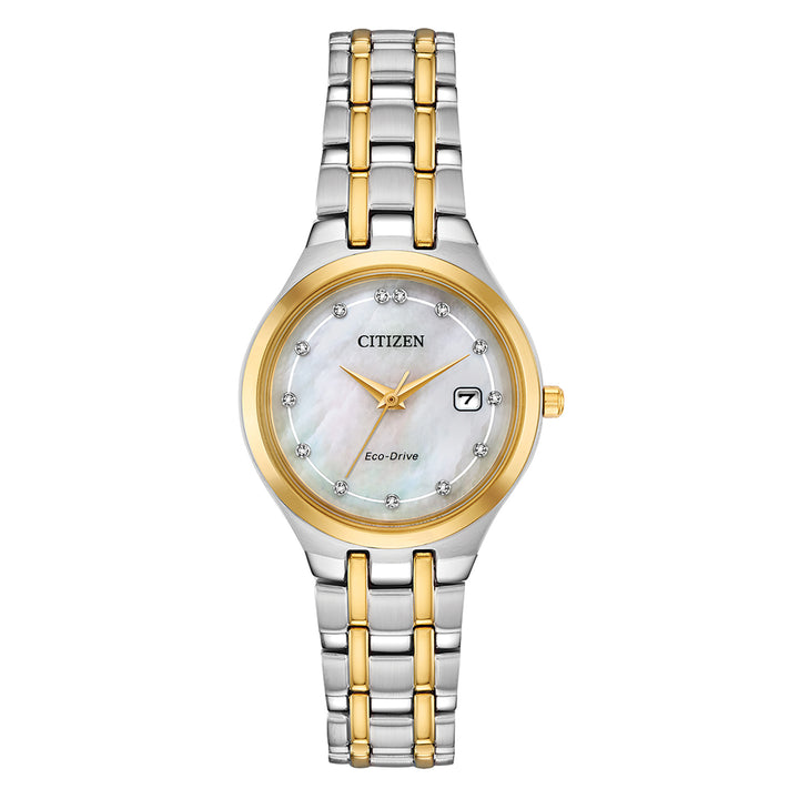 Citizen Eco-Drive Silhouette Diamond Watch EW2488-57D