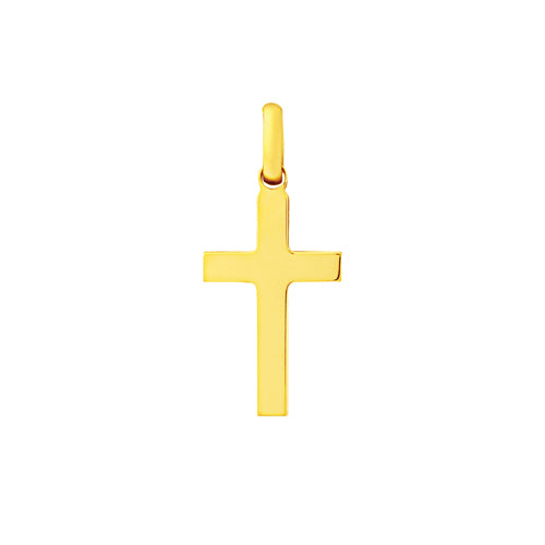 Solid 9ct Yellow Gold Cross Pendant