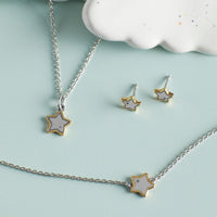 Childs D for Diamonds Diamond Gold Plated Silver Star Bracelet