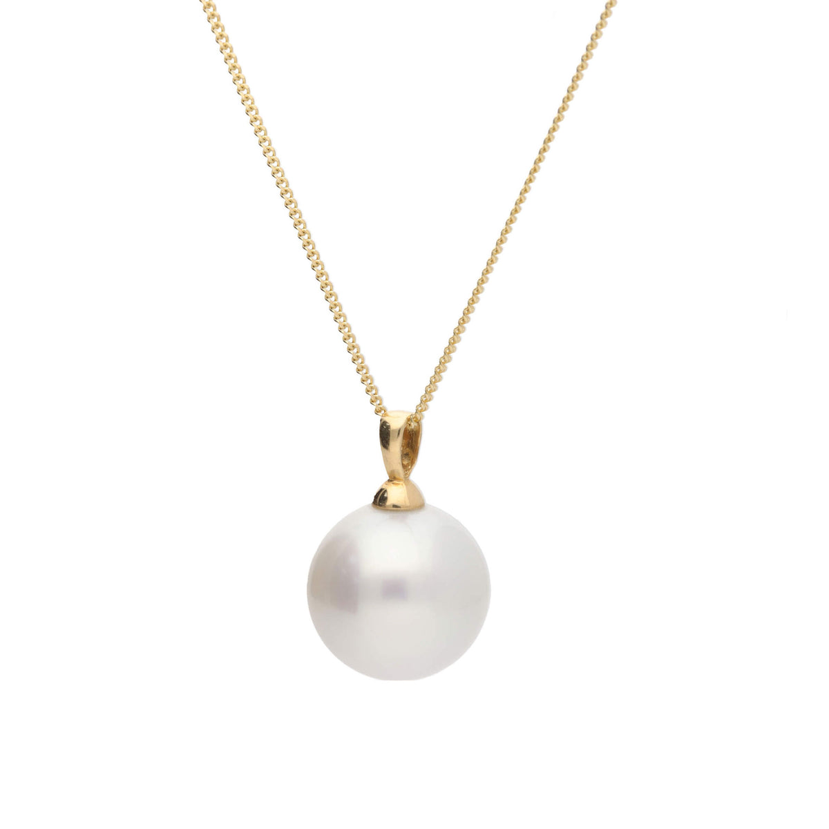 South Sea Pearl 18ct Yellow Gold Pendant - Michael Jones Jeweller