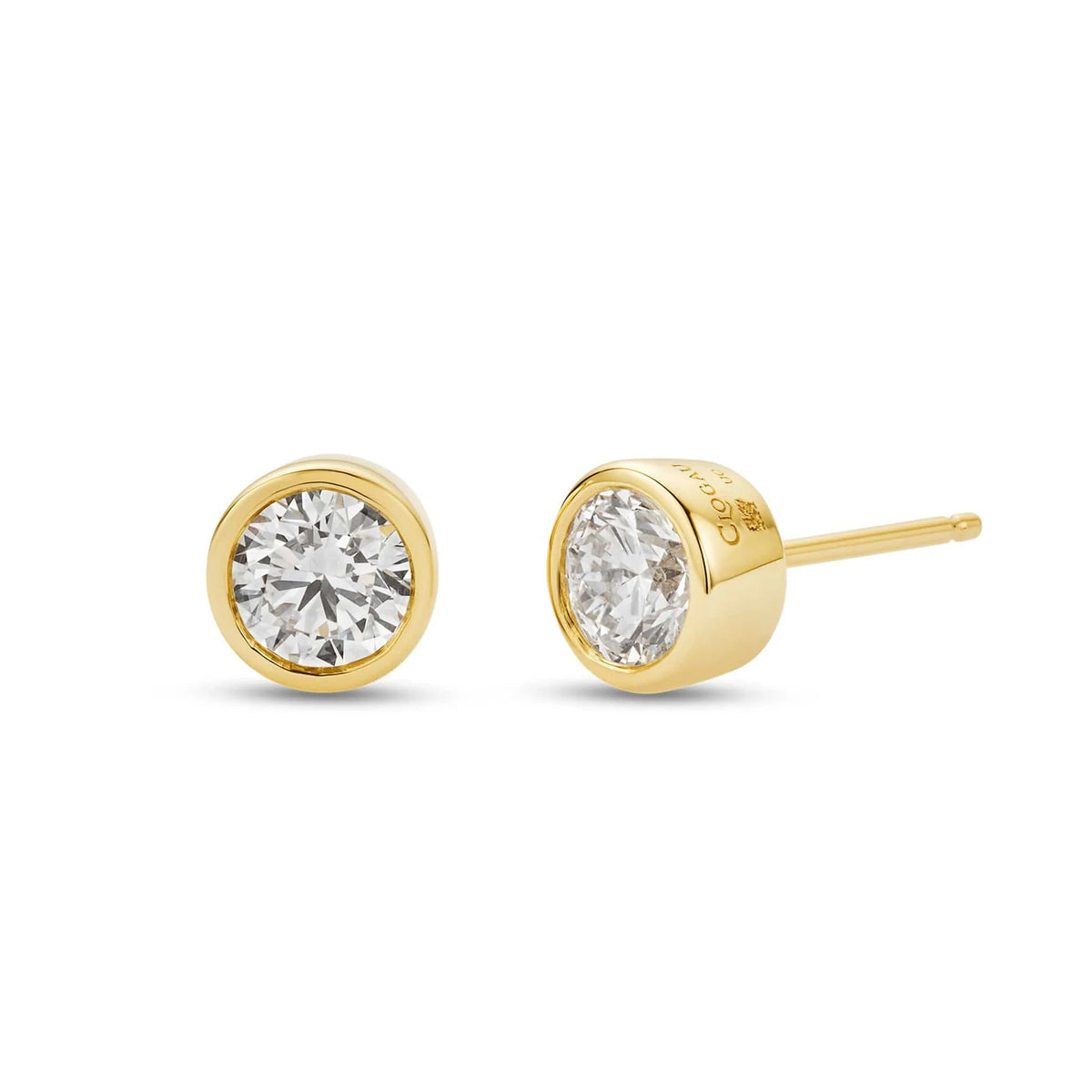 Clogau Clogau® Celebration 9ct Solid Gold Stud Earrings with 0.5ct Lab-Grown Diamonds GCEL916 - Michael Jones Jeweller