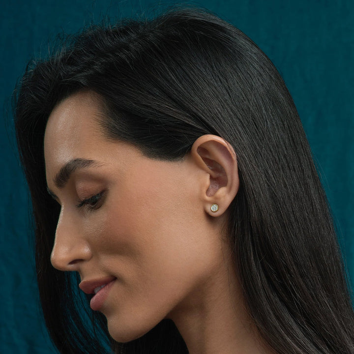 Clogau Clogau® Celebration 9ct Solid Gold Stud Earrings with Pavé-Set Lab-Grown Diamonds - Michael Jones Jeweller