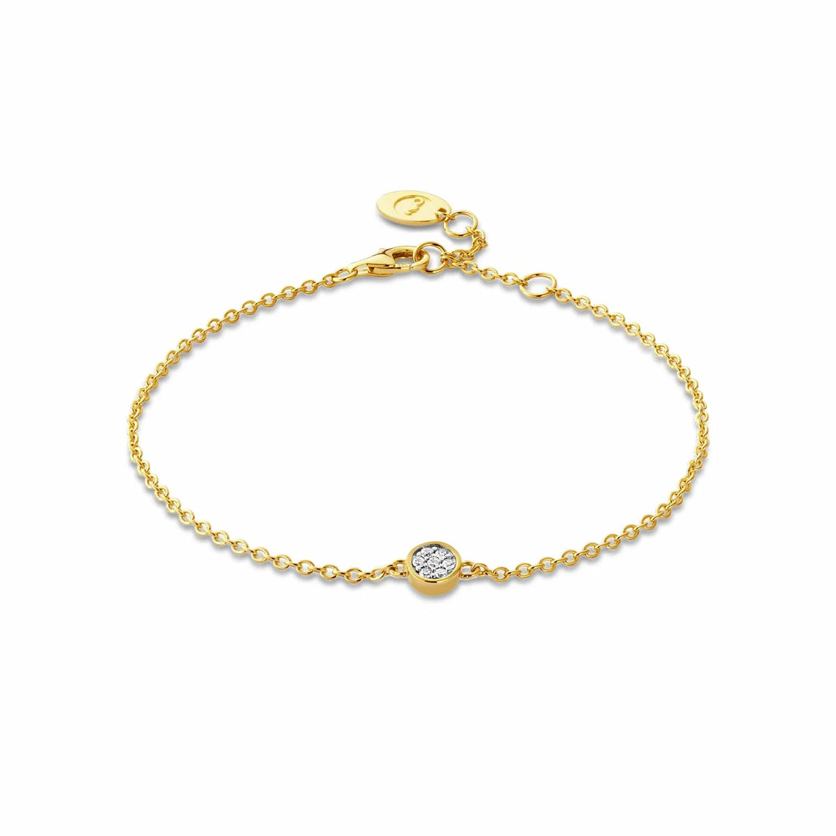Clogau® Celebration 9ct Solid Gold Bracelet with Pavé-Set Lab-Grown Diamonds - Michael Jones Jeweller